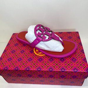 Tory Burch Miller -Tumbled Leather sandal size US 5.5